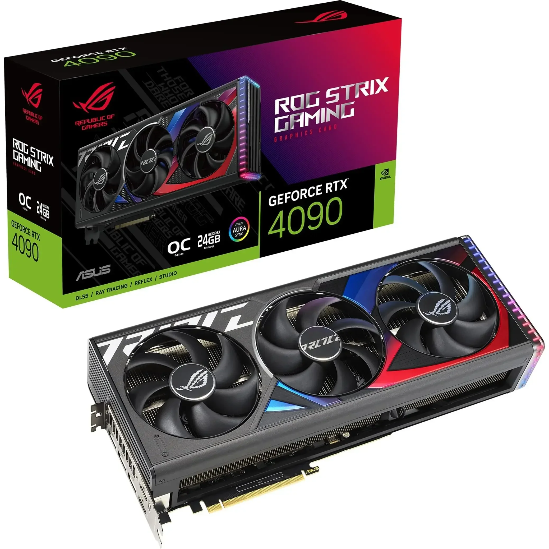 Rtx 4090 24Gb Graphics Card - Nowe Oryginalne Autentyczne karty graficzne Rog_Strix_GeForce_RTX